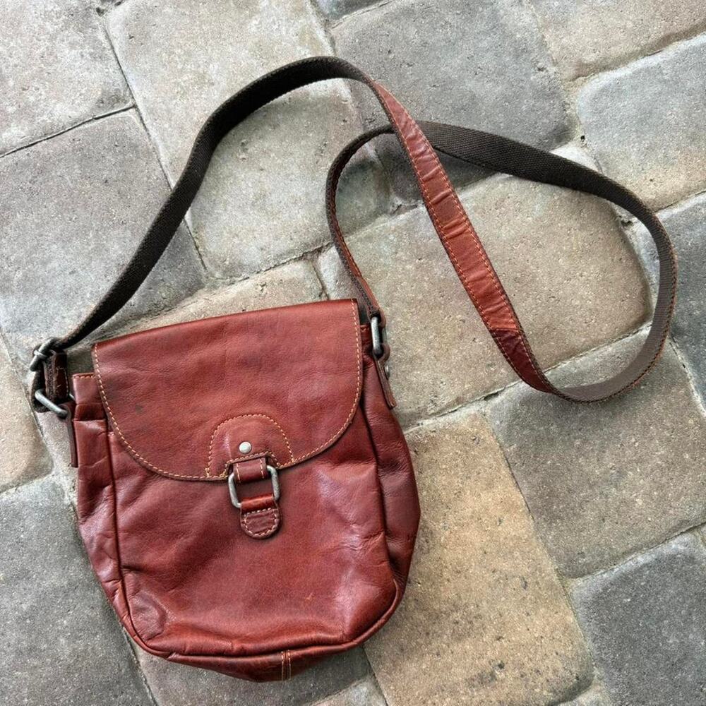 Jack Georges Leather Crossbody Bag